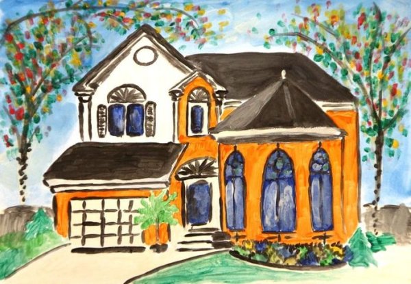 Домик для рисования