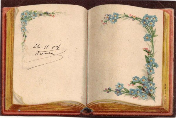 Старинная книга разворот