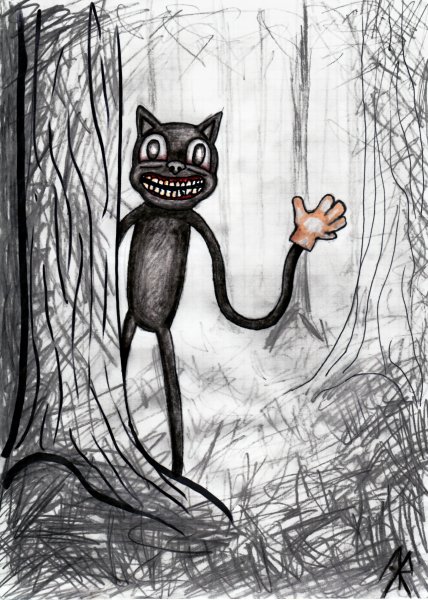 Тревор Хендерсон монстр cartoon Cat