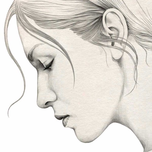 Лицо в профиль референс