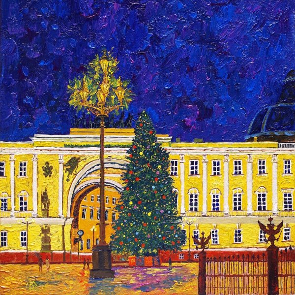 Павел Еськов каток на Дворцовой площади