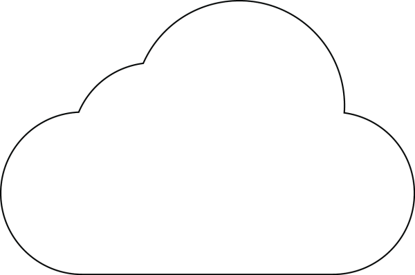 Облачко контур