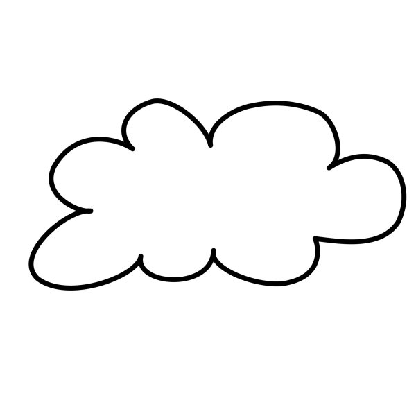 Облачко контур