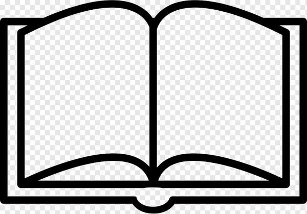 Контурное изображение книги