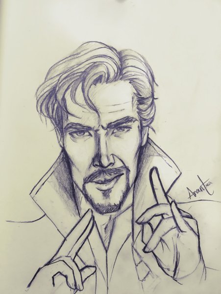 Доктор Стрэндж раскраска