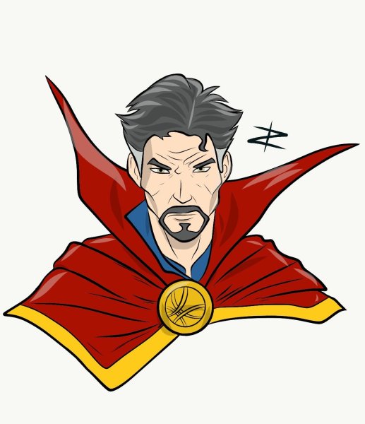 Доктор Стрэндж вектор полный рост