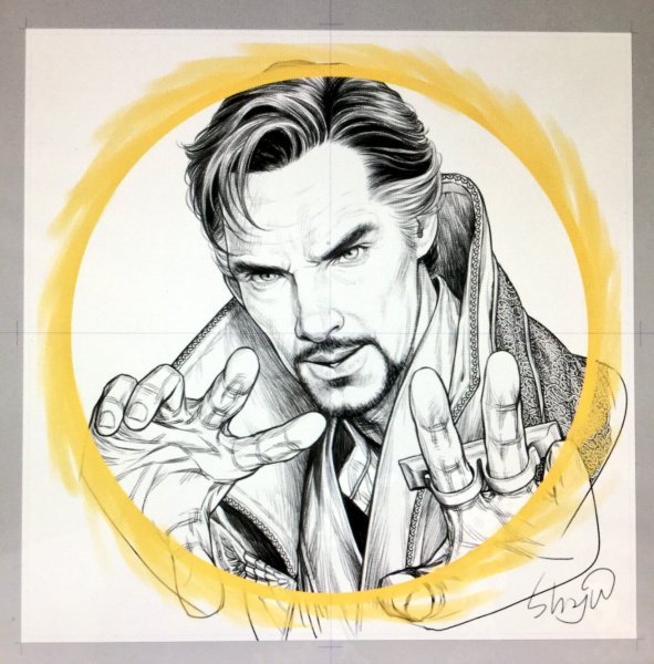 Рисунок доктора Стрэнджа