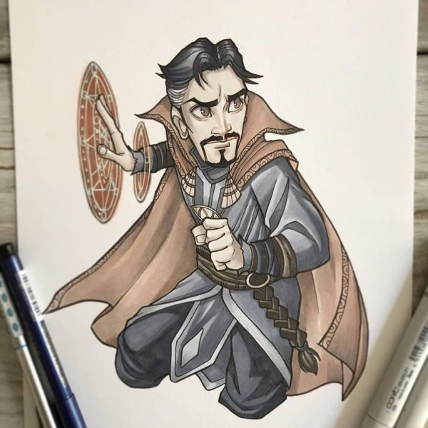 Рисунки Марвел доктор Стрэндж