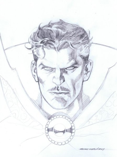 Раскраска Мстители доктор Стрэндж