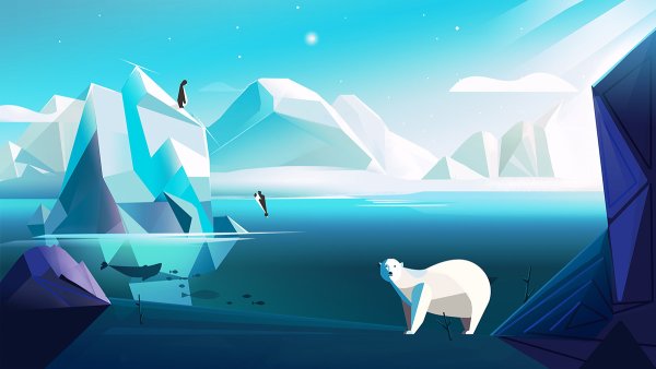 Айсберг фон