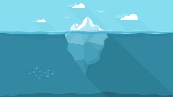 Айсберг иллюстрация