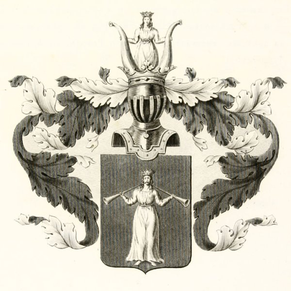 Герб рода Дубровских и Троекуровых