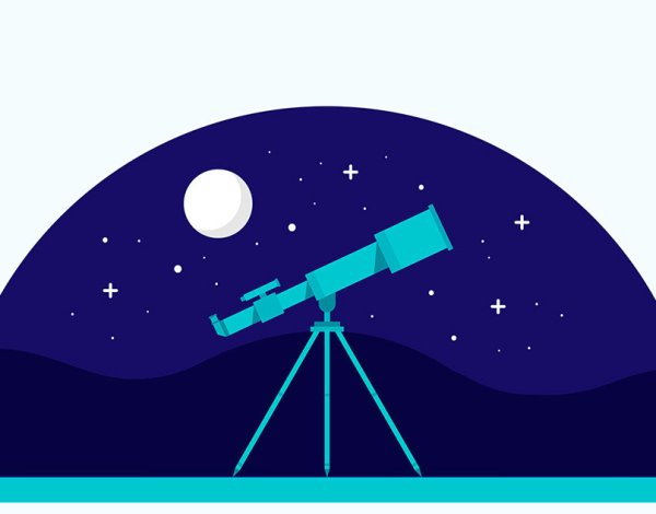 Телескоп гифка