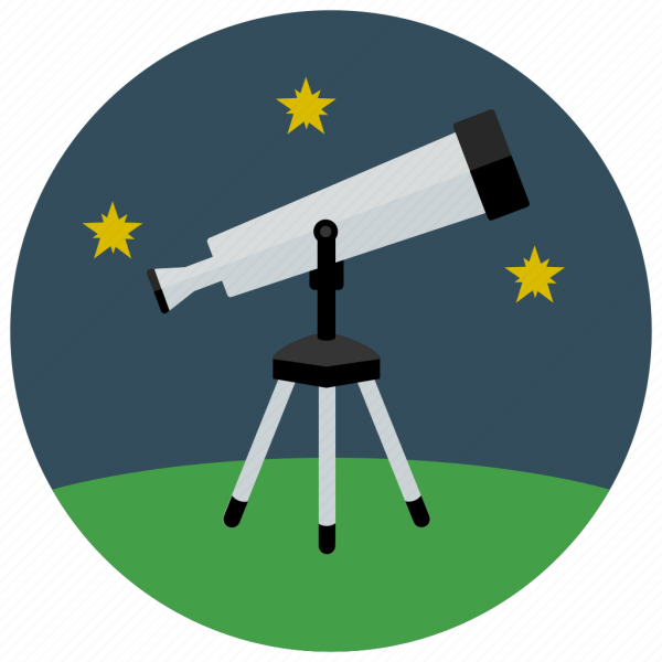 Телескоп вектор