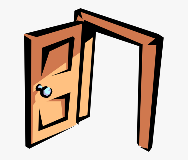 Дверь нарисованная