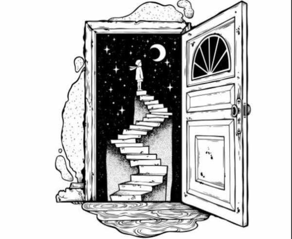 Дверь рисунок