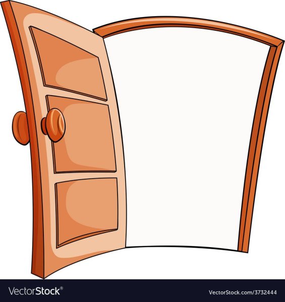 Открытая дверь мультяшная