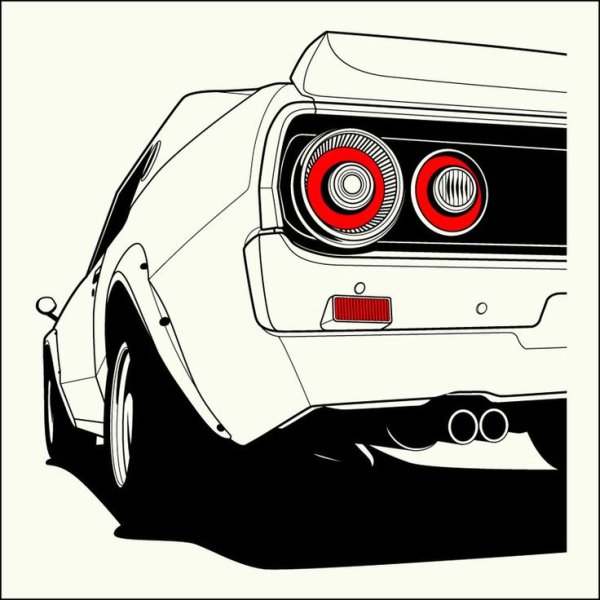 Nissan Skyline r32 draw