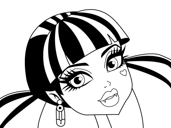 Срисовки Монстер Хай Дракулаура