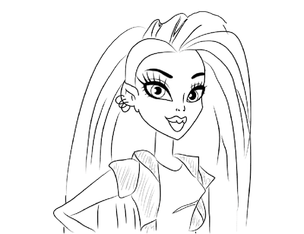 Монстер Хай срисовать