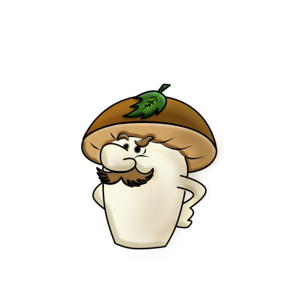 Белый гриб Боровик раскраска