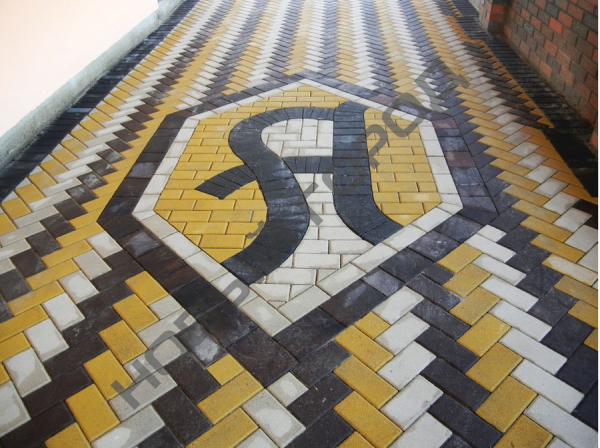 Тротуарная плитка орнамент