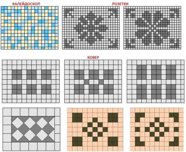 Схема укладки тротуарной плитки брусчатка