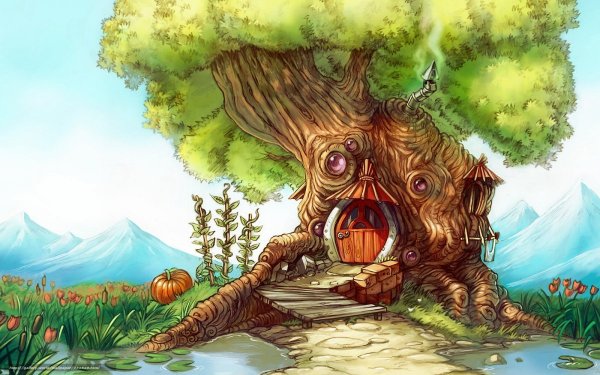 Сказочный дом на дереве