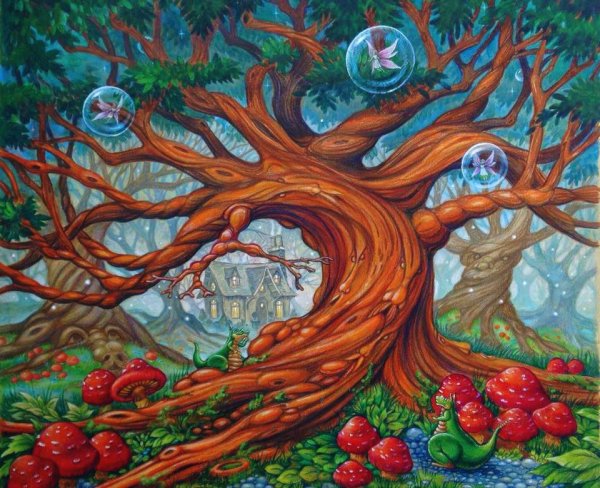 Волшебное дерево картина