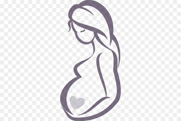 Силуэт беременной