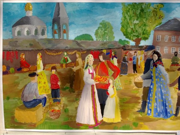 Ярмарка детский рисунок