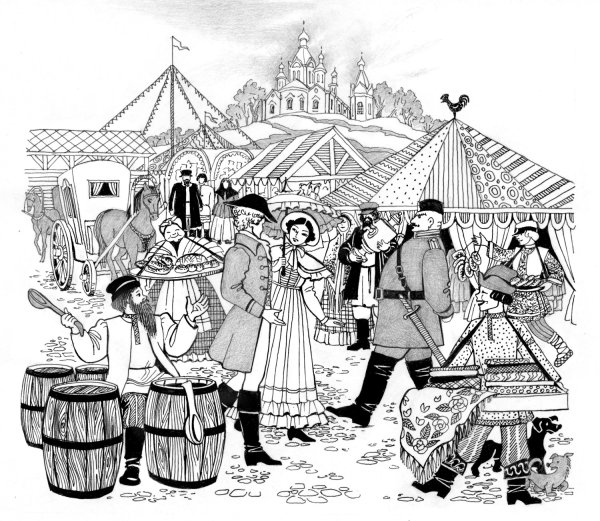 Коренная ярмарка Курск 18 век