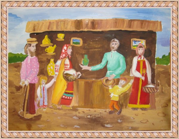 Праздник ярмарка рисунок