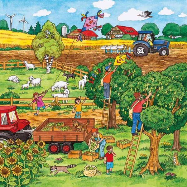 Картина Каратая уборка овощей Нищева