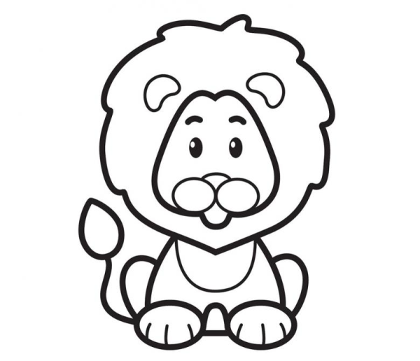 Трафарет для раскрашивания детям