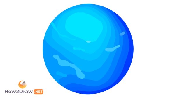 Нептун мультяшный Планета