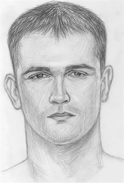 Набросок мужского лица