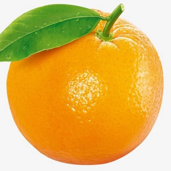 Апельсин цветными карандашами