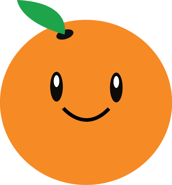 Апельсин трафарет для вырезания