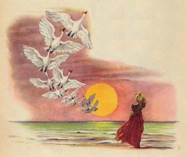 Дикие лебеди сказка Андерсена