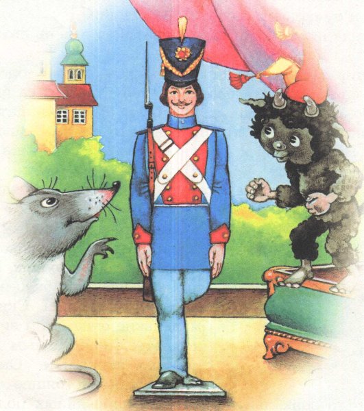Иллюстрации к сказкам Андерсена стойкий оловянный солдатик