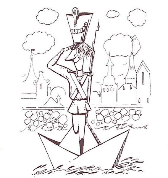 Стойкий оловянный солдатик из сказки Андерсена