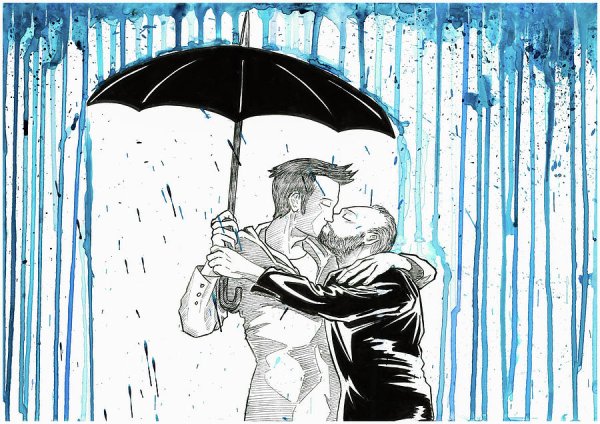 Слепой дождь рисунок