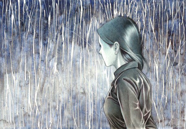 Ливень рисунок карандашом