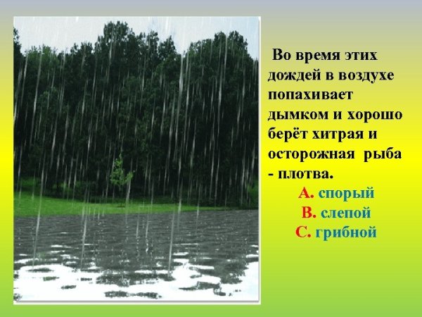 Под дождем Графика