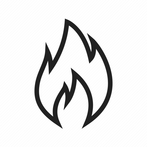 Значок огня