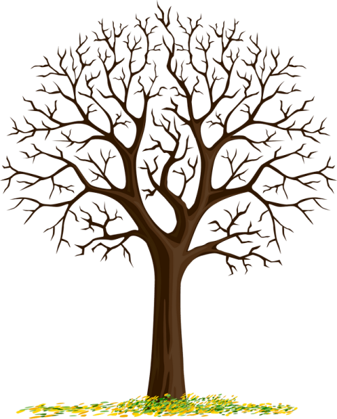 Зимний пейзаж рисунок