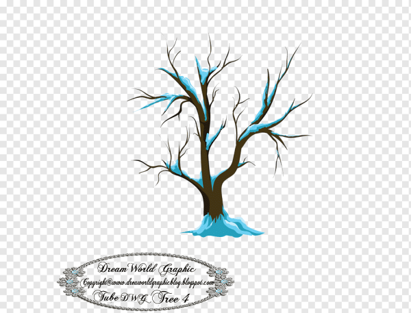 Деревья в снегу на белом фоне