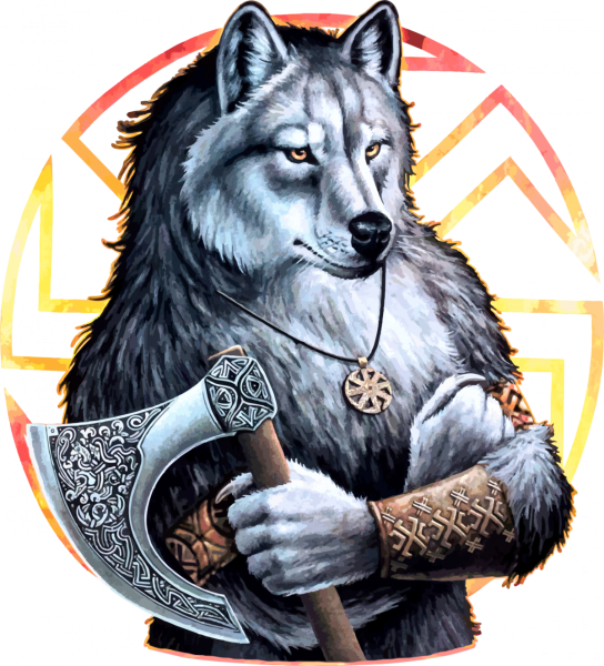 Славянский Бог Велес эскиз