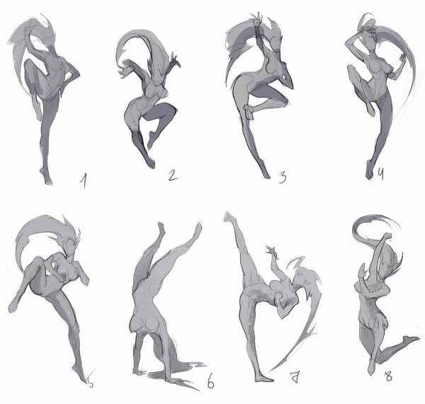 Позы левитации референс